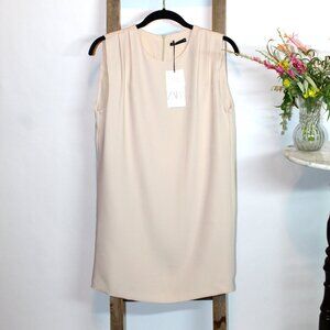 New Zara Sleeveless Chiffon Mini Dress